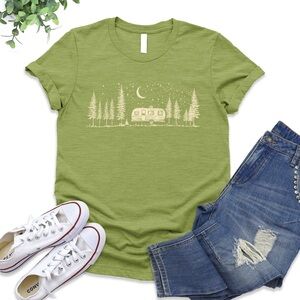 S23 camping shirt green or burgandy new love and faith small med large xl 2xl